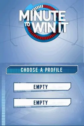 Minute to Win It (USA) (En,Fr,De,Es,It) screen shot title